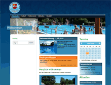 Tablet Screenshot of freibad-wachbach.de